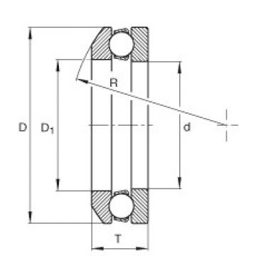 thrust ball bearing applications 4104 INA