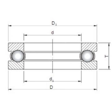 thrust ball bearing applications 51216 CX