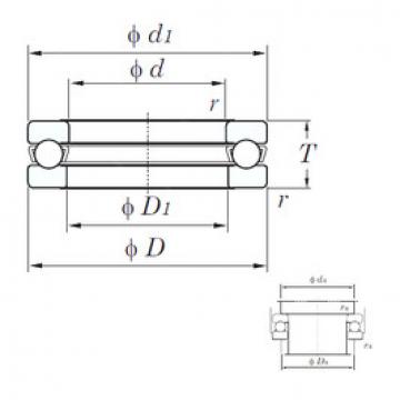 thrust ball bearing applications 51109 KOYO