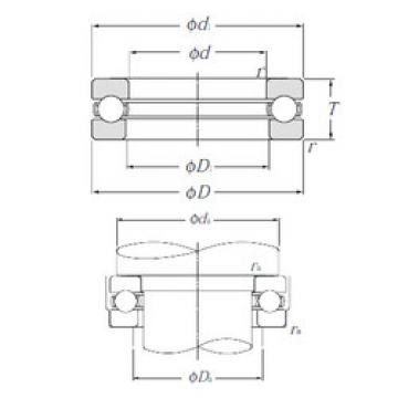 thrust ball bearing applications 51176 NTN