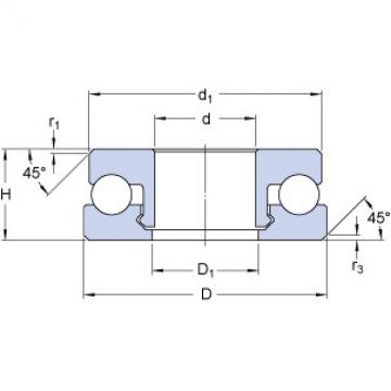 thrust ball bearing applications 51103 V/HR11T1 SKF