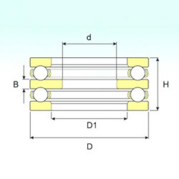 thrust ball bearing applications 52209 ISB