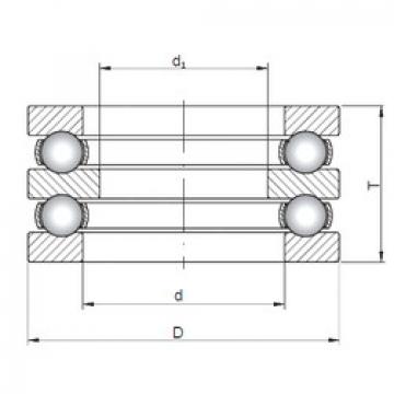 thrust ball bearing applications 52309 ISO