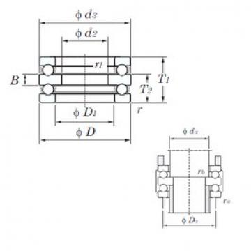 thrust ball bearing applications 52205 KOYO