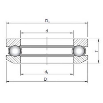 thrust ball bearing applications 53203 ISO