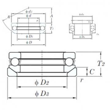 thrust ball bearing applications 53200U KOYO