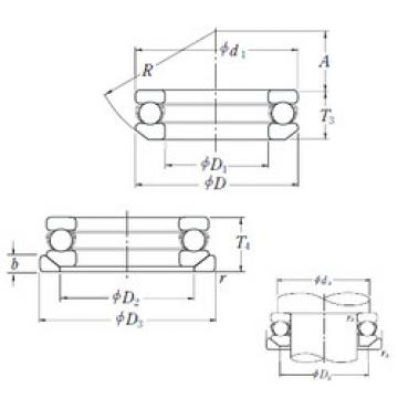 thrust ball bearing applications 53201U NSK