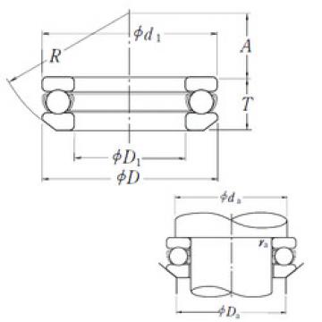 thrust ball bearing applications 53203 NSK