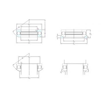 thrust ball bearing applications 53224+U224 SKF