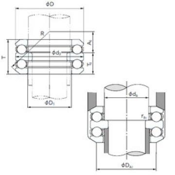 thrust ball bearing applications 54208 NACHI