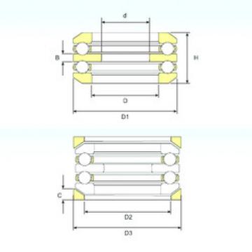 thrust ball bearing applications 54209 U 209 ISB