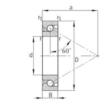 thrust ball bearing applications BSB040090-T FAG