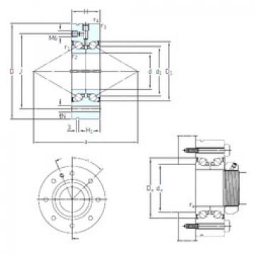 thrust ball bearing applications BEAM 20/68/C 7P60 SNFA