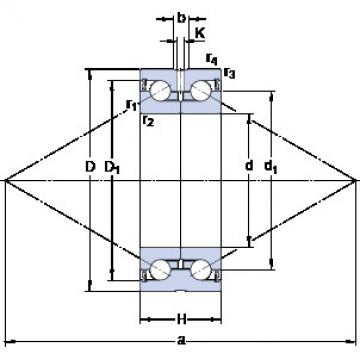 thrust ball bearing applications BEAS 008032-2RS SKF