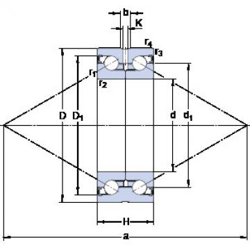 thrust ball bearing applications BEAS 017047-2RZ SKF