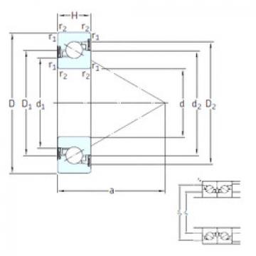 thrust ball bearing applications BS 215 /S 7P62U SNFA