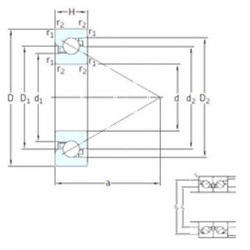 thrust ball bearing applications BS 260 7P62U SNFA