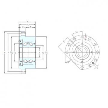 thrust ball bearing applications BSDU 230 FF SNFA