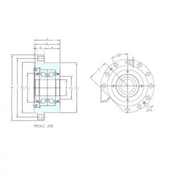 thrust ball bearing applications BSDU 220 DD SNFA