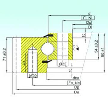 thrust ball bearing applications EB1.25.1455.201-2STPN ISB