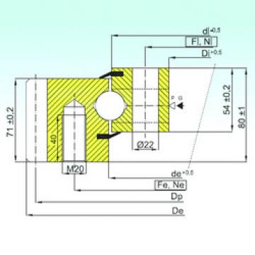 thrust ball bearing applications EB1.25.1155.200-1STPN ISB