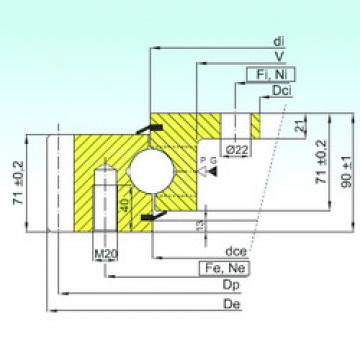 thrust ball bearing applications EBL.30.0955.201-2STPN ISB