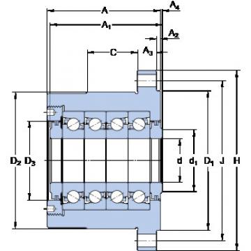 thrust ball bearing applications FBSA 208 A/QBC SKF