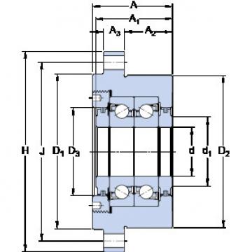 thrust ball bearing applications FBSA 204/DB SKF