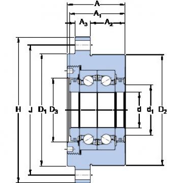 thrust ball bearing applications FBSA 204/DF SKF