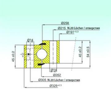 thrust ball bearing applications NB1.20.0260.201-1PPN ISB