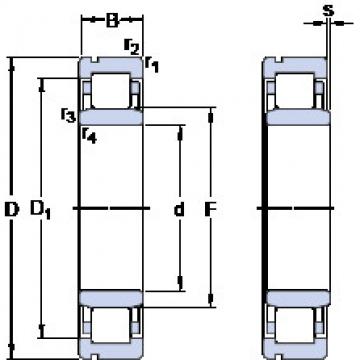 thrust ball bearing applications NU 2222 ECNML SKF