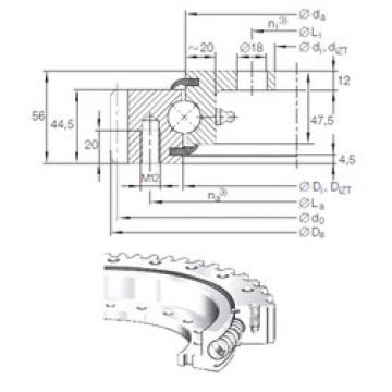 thrust ball bearing applications VLA 20 0544 N INA