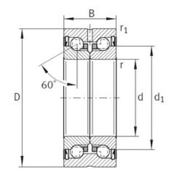 thrust ball bearing applications ZKLN0832-2RS INA