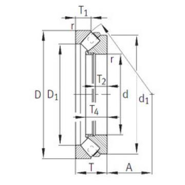 thrust ball images bearings 292/1060-E1-MB INA