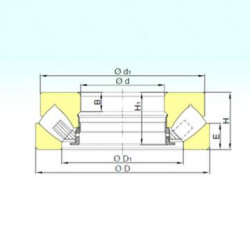 thrust ball images bearings 292/600 M ISB