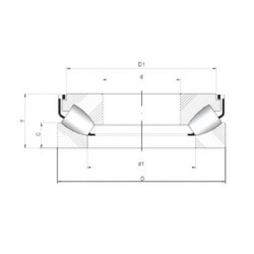 thrust ball images bearings 292/600 M CX