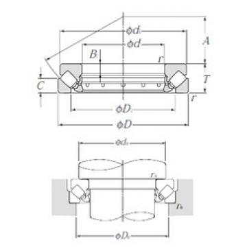 thrust ball images bearings 29238 NTN