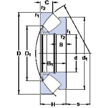 thrust ball images bearings 29252 SKF