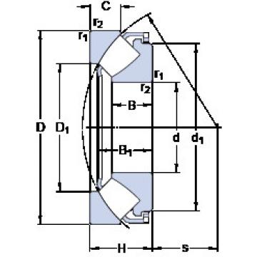 thrust ball images bearings 29413 E SKF