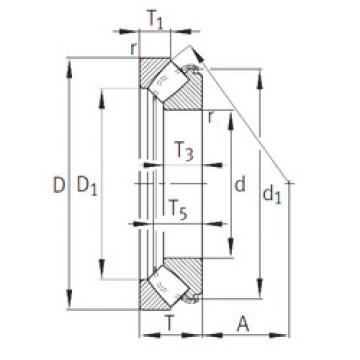 thrust ball images bearings 29318-E1 INA