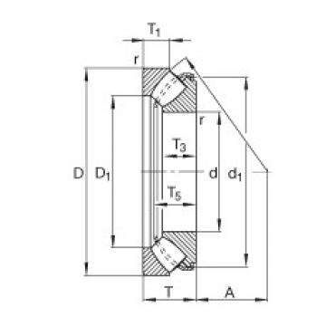 thrust ball images bearings 29318-E1 FAG