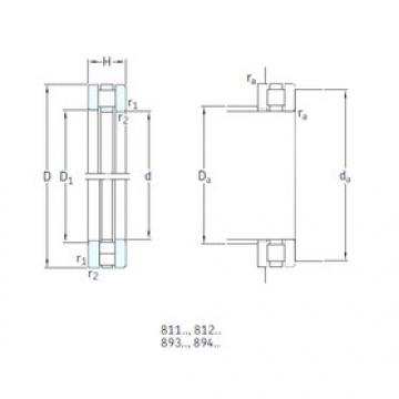 thrust ball images bearings 89310TN SKF