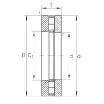 thrust ball images bearings 89309-TV INA