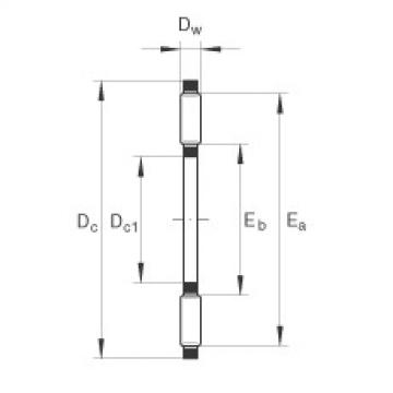 thrust ball images bearings AXK0619-TV INA