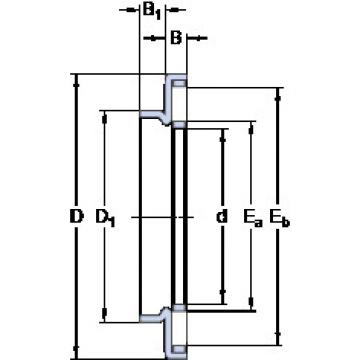 thrust ball images bearings AXW 12 + AXK 1226 SKF