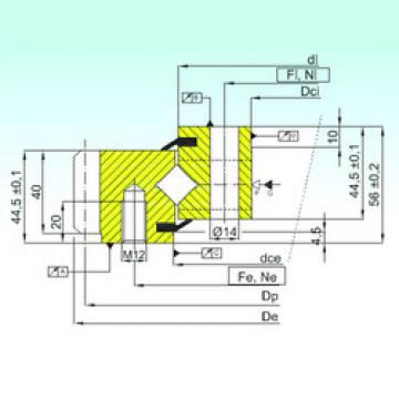 thrust ball images bearings ER1.14.0644.201-3STPN ISB