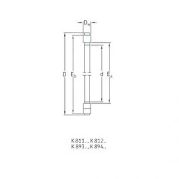 thrust ball images bearings K81207TN SKF