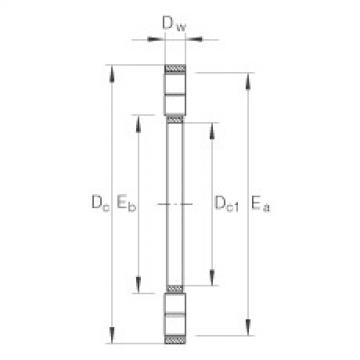 thrust ball images bearings K89307-TV INA