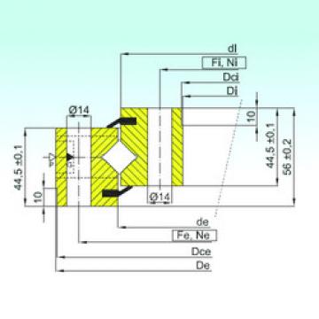 thrust ball images bearings NR1.14.0844.200-1PPN ISB