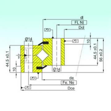 thrust ball images bearings NR1.14.0744.201-3PPN ISB